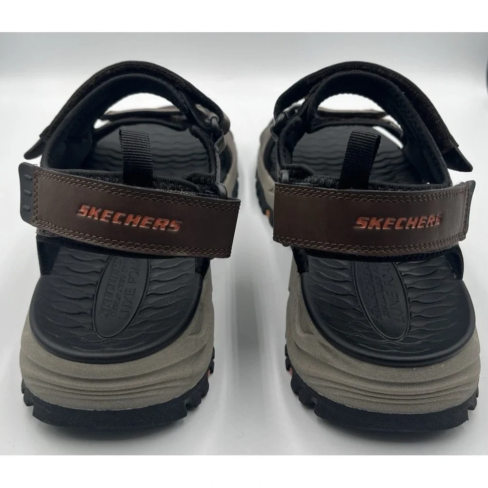 Skechers 205139 BRBK Prewitt Sandals Mens 13‎ Brown Trail Hiking Comfort